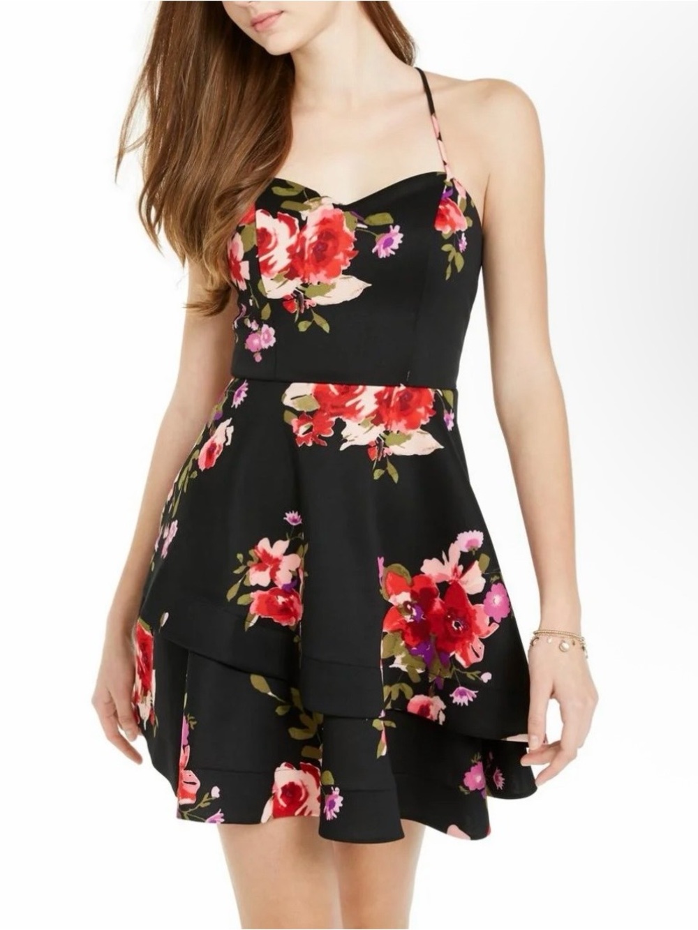 (14) sequin hearts dress